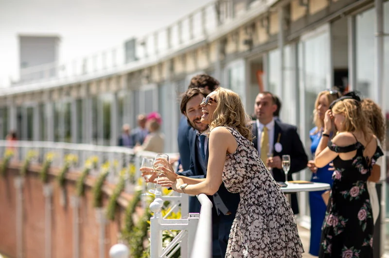 Guests enjoying a hospitality occasion